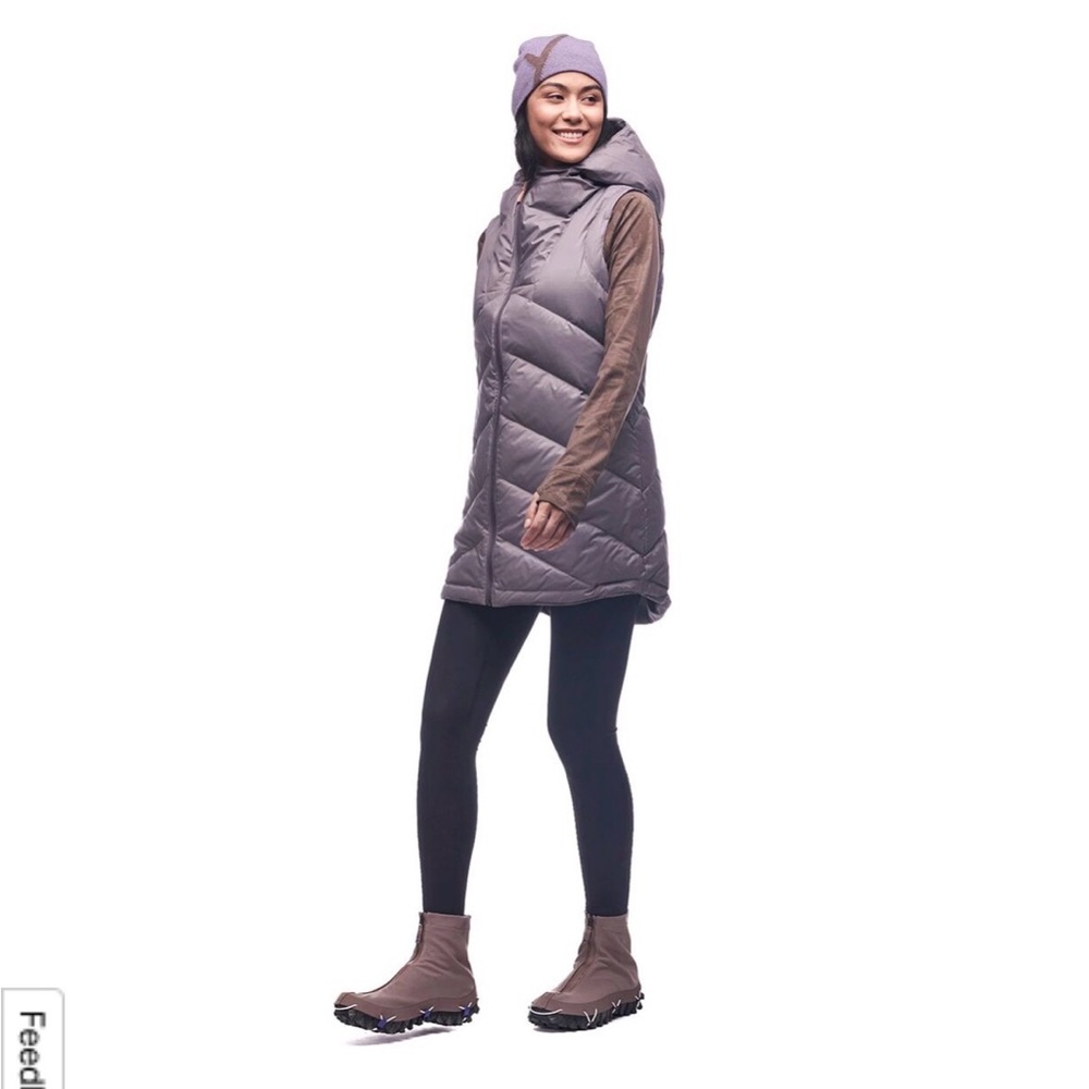 Women's Wisteria/Pink Hooded Puffer Vest